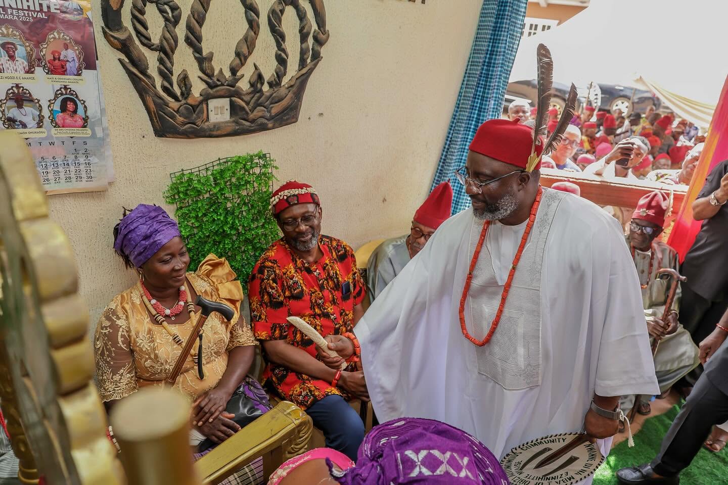 DR CHIMA MATTHEW AMADI SEEKS ROYAL BLESSINGS, RALLIES OBIZI COMMUNITY AHEAD OF 2027 SENATE RACE